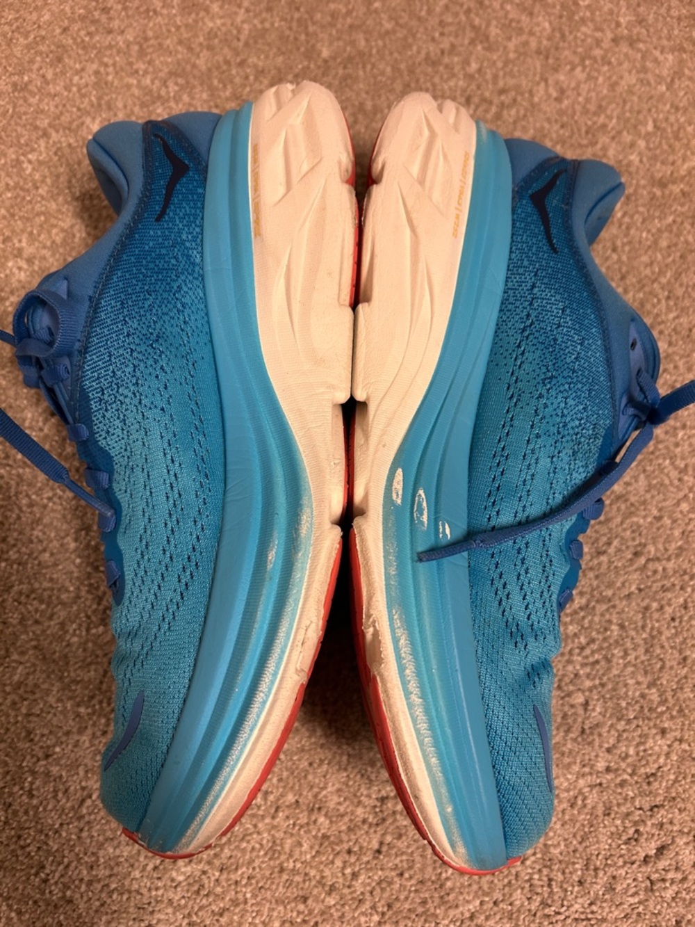 HOKA Bondi 8, Size 9.5, Blue, GREAT CONDITION - Picture 3 of 10